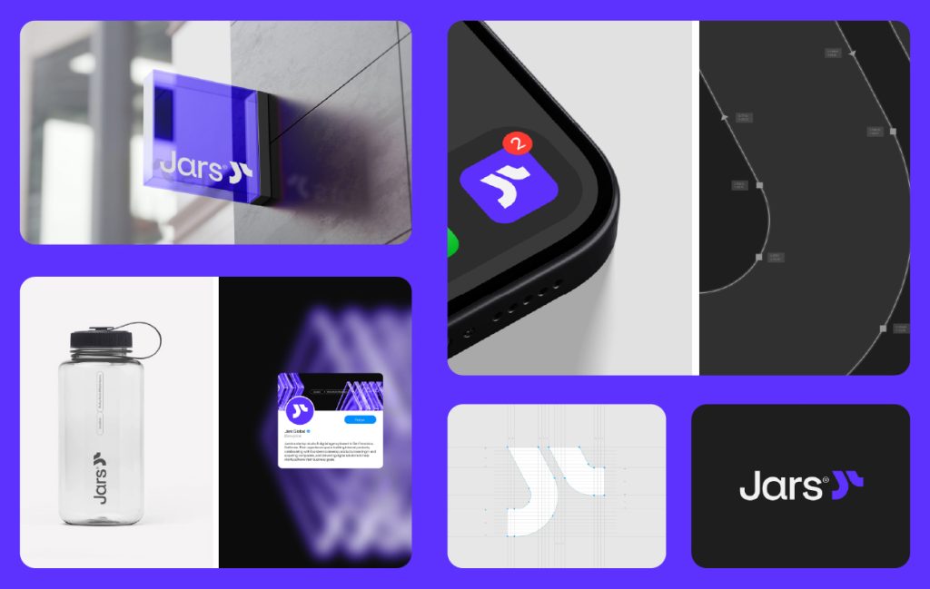 Jars visual identity and digital brand system