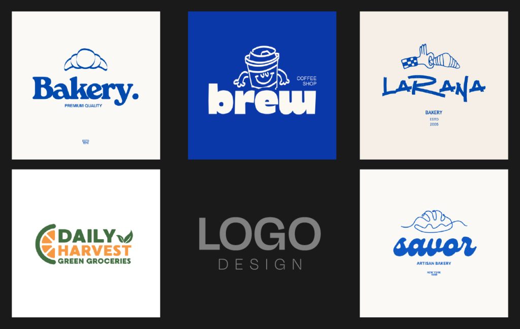 Food and beverage logo identity collection