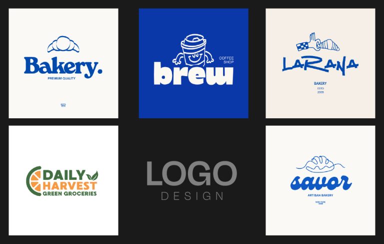 Food and beverage logo identity collection
